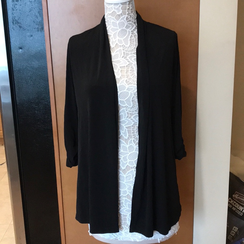 Susan Graver open cardigan